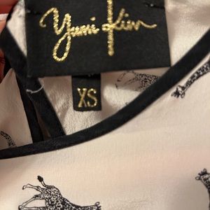 Yumi Kim silk shirt with giraffes